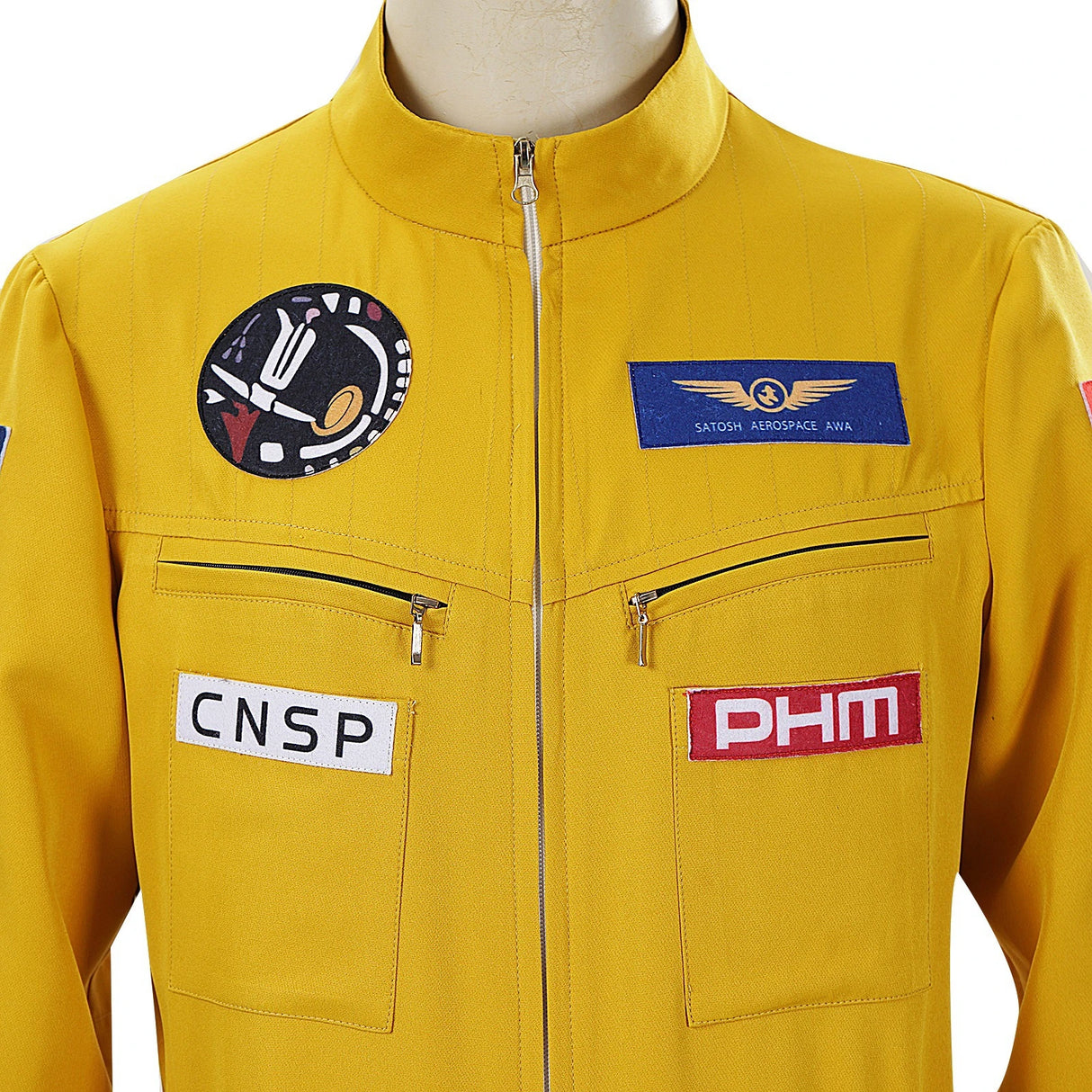 Ryland Grace Cosplay Costume Yellow Astronaut Jumpsuit Men's Workwear Bodysuit Halloween Carnival Party Uniform Set