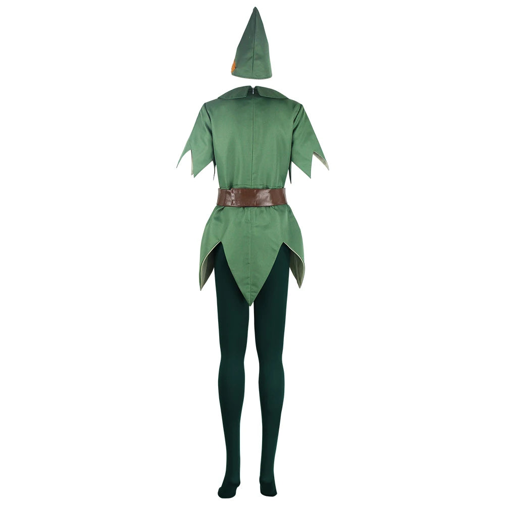 Peter Pan cos clothes green fairy elf clothes cosplay stage performance performance clothes suit