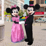 Cosplay Mickey Minnie Mouse Mascot Set Classic Cartoon Characters Advertising Event Party Adult Cosplay Costume Disney