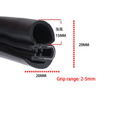 1/3meter Door Edge Guard Rubber Sealing Strip U Type Hardwearing Car Ship Dustproof Trim Soundproofing Waterproof Sealings Parts