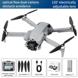 New D66 Drone with Large Screen Brushless Motor Obstacle Avoidance Remote Control Aircraft for Outdoor Entertainment