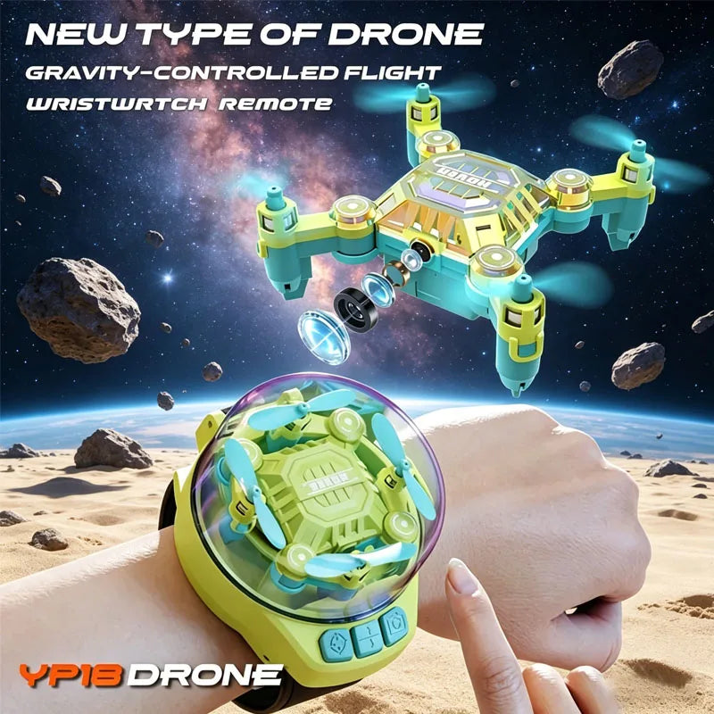 New YP18 Mini Drone Pocket 4K HD Camera FPV RC Profesional Quadopter Foldable Obstacle Avoidance Aircraft Gift Children Gift