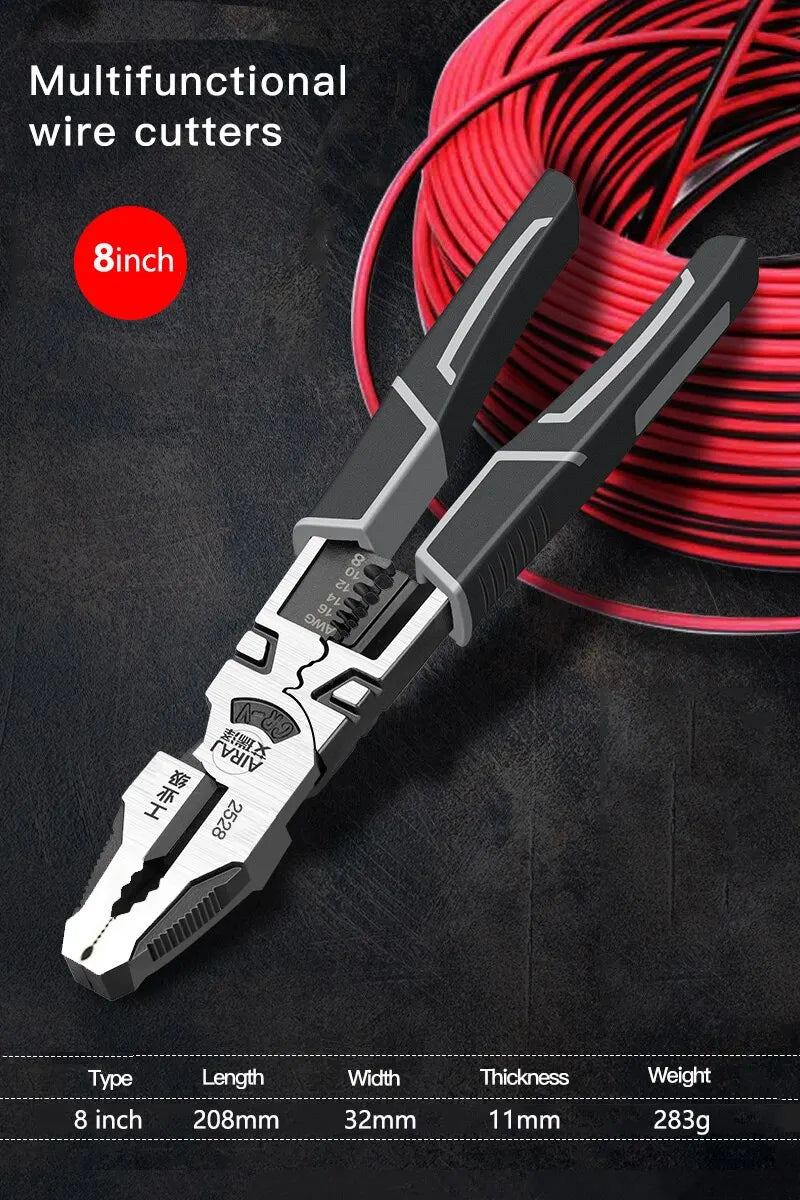 Wire Pliers 7/8/9 Inch Industrial Grade Multifunctional Hardware Manual Tool