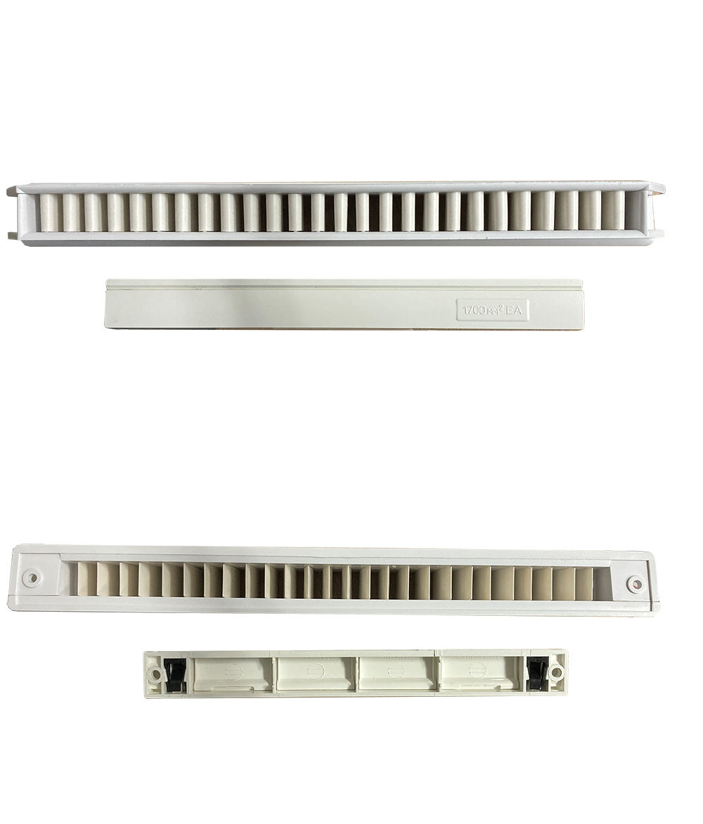 Acoustic vent for windows to improve sound reduction 