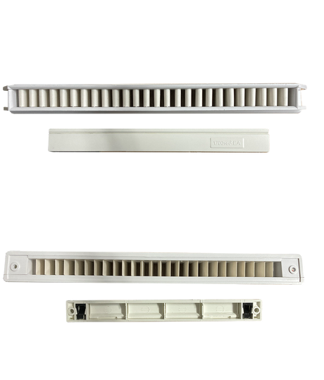Acoustic vent for windows to improve sound reduction 