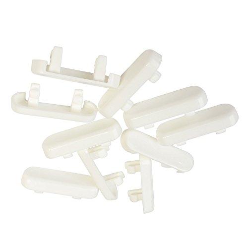UPVC Drainage Cover Caps Weep Hole for UPVC Windows - White, Pack of 10