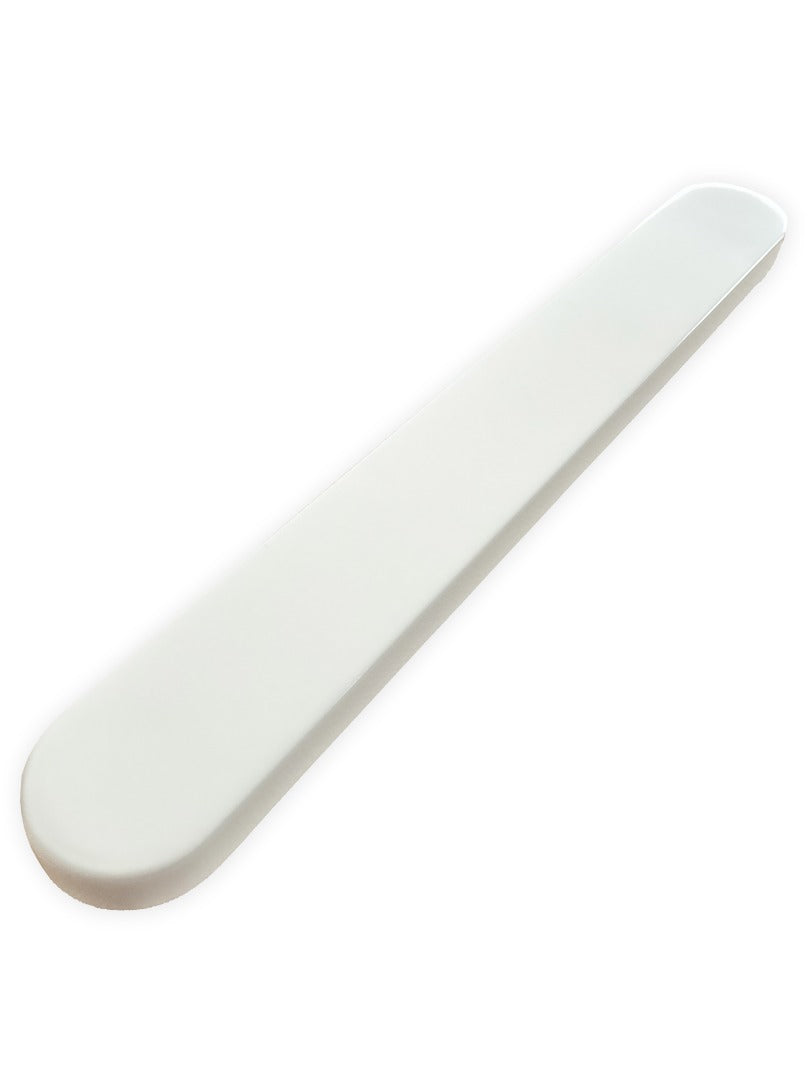 Blank Metal Plate External Cover for uPVC, Aluminium and Composite Door Handles - Long Back Plate Available in White, Polished Chrome, Black, Polished Gold and Anthracite Grey
