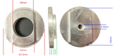 Adjustable Load Bearing Round Bay Pole Jacks for UPVC Bay Windows (Linair LAN332)