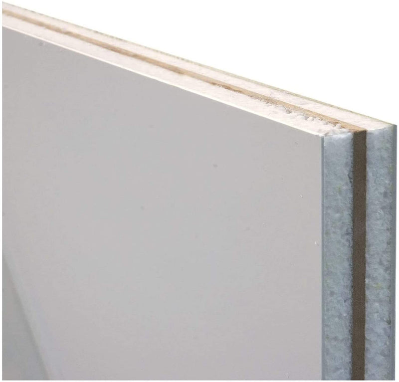 White (C156) UPVC Door Panel Reinforced  750 X 1500 x 28 mm