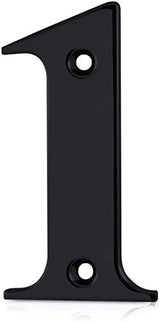Elegant Front Door House Number Numerals in White, Polished Chrome, Polished Gold, Satin Silver, Black, 0, 1, 2, 3, 4, 5, 6, 7, 8, 9