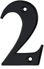 Elegant Front Door House Number Numerals in White, Polished Chrome, Polished Gold, Satin Silver, Black, 0, 1, 2, 3, 4, 5, 6, 7, 8, 9