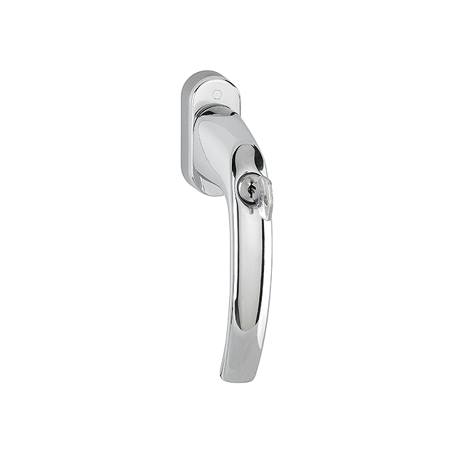 Hoppe Atlanta Series Locking Tilt Before Turn Handle - Chrome
