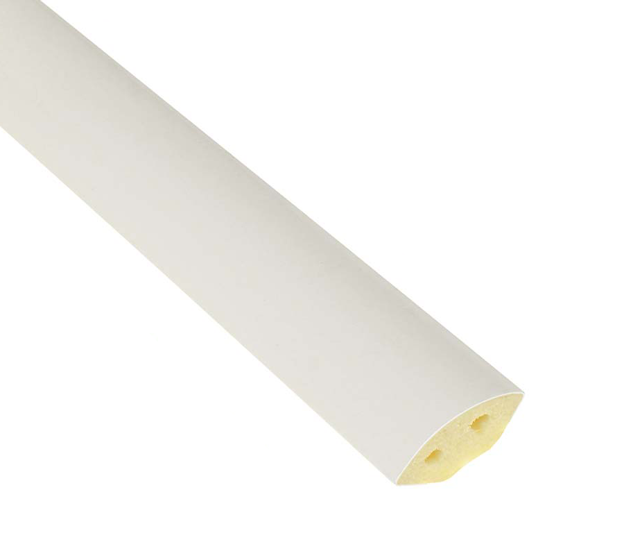 19mm UPVC Quadrant Trim Length - Available in White, Various Lengths