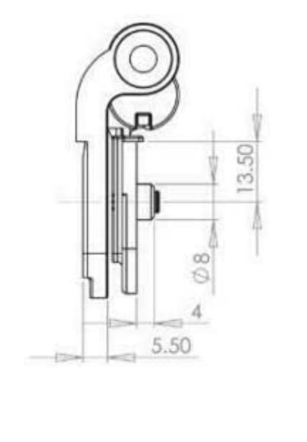 Trojan 3D Adjustable Butt Rebate Composite Door Hinge, White