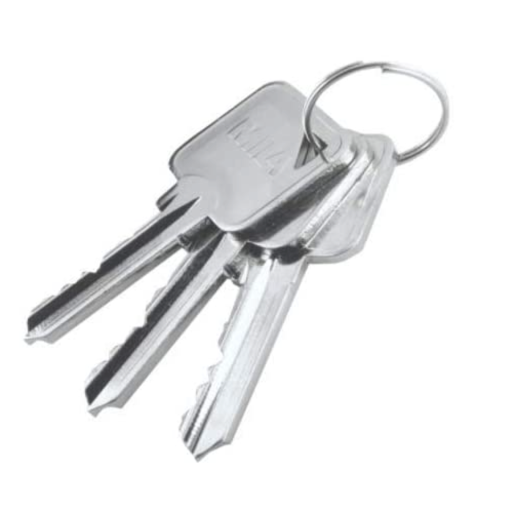 ProLinea BreakSafe 6 pin Double Cylinder Barrel Door Lock, Nickel Finish, 30/30