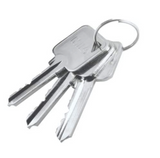 ProLinea BreakSafe 6 pin Double Cylinder Barrel Door Lock, Nickel Finish, 30/30