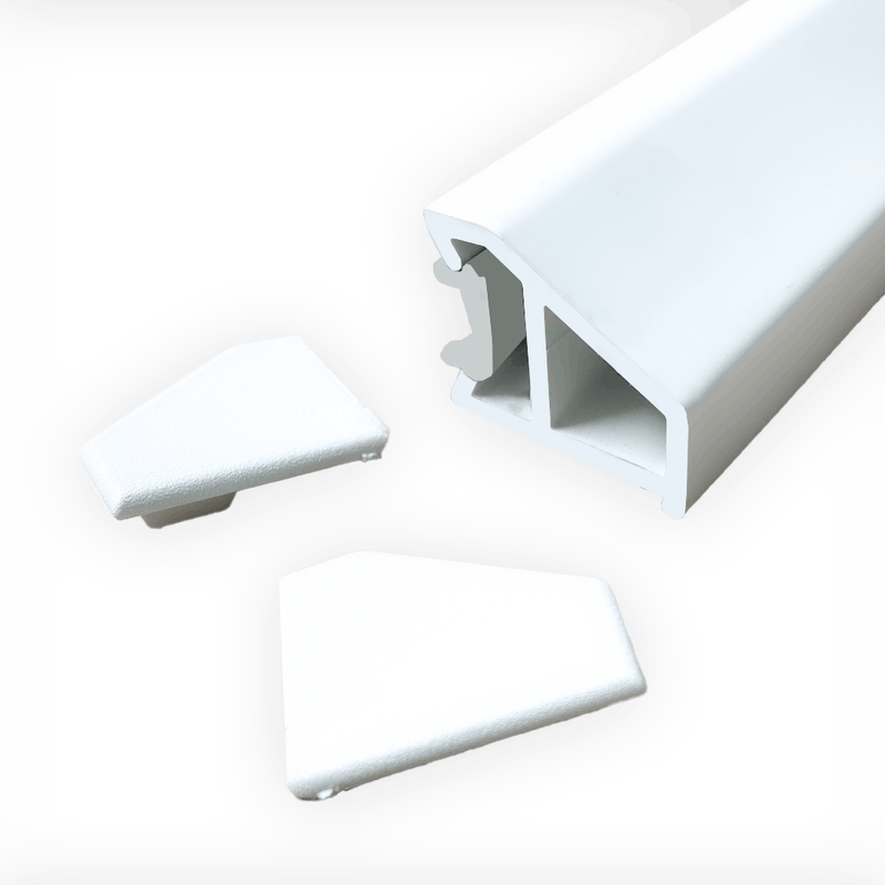UPVC Door Drip Bar Weather Bar Rain Deflector - White, 650mm