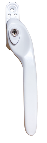 UPVC Replacement Cranked Window Handle, White, 35mm, Left or Right Hand