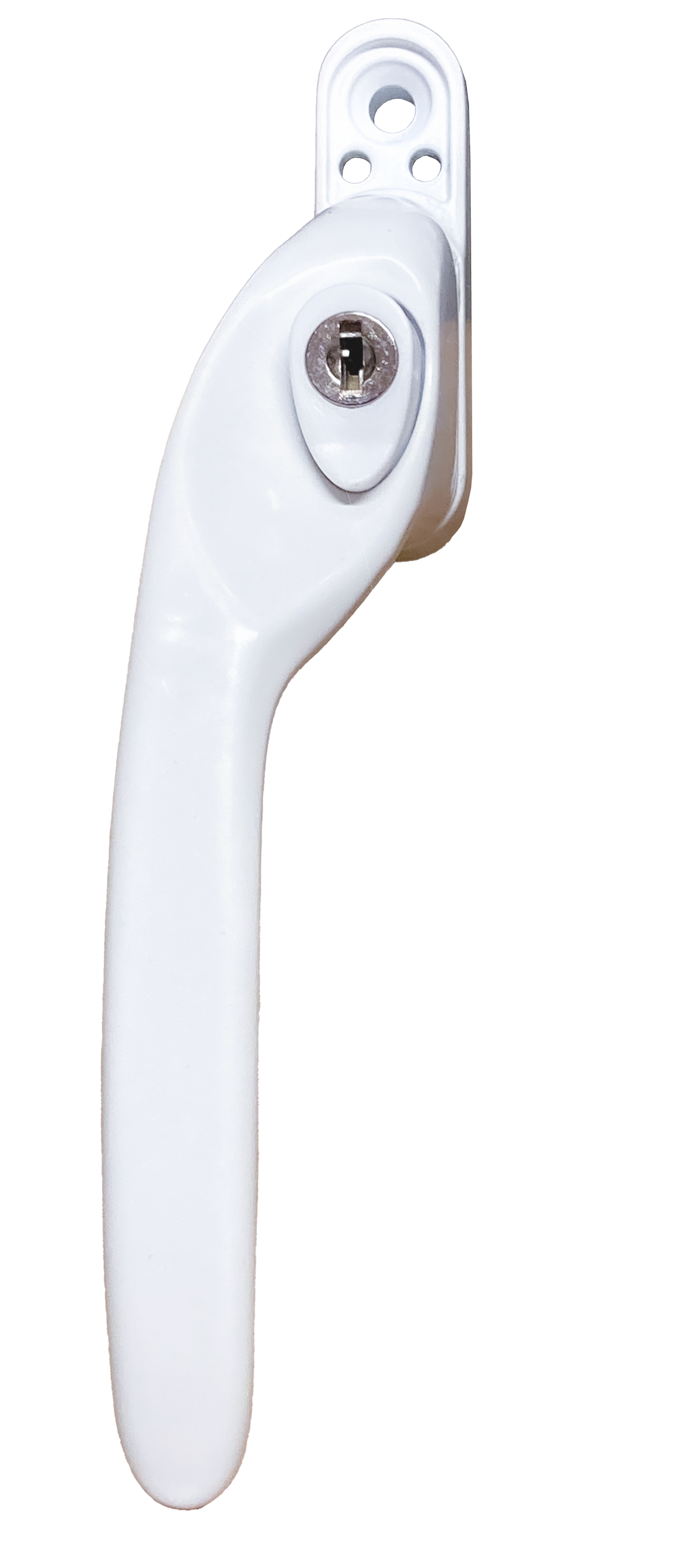 UPVC Replacement Cranked Window Handle, White, 35mm, Left or Right Hand