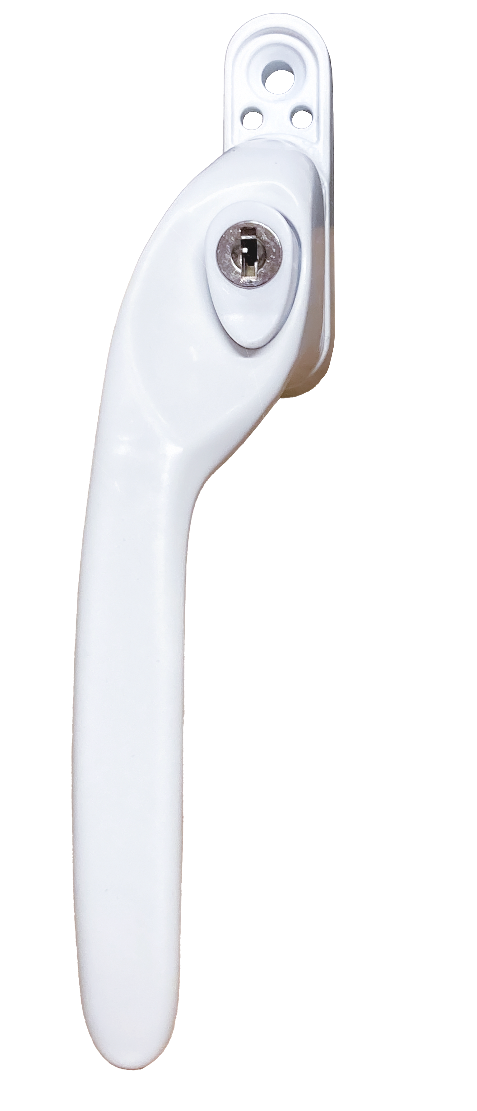 UPVC Replacement Cranked Window Handle, White, 35mm, Left or Right Hand