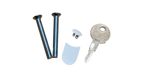 UPVC Replacement Cranked Window Handle, White, 35mm, Left or Right Hand